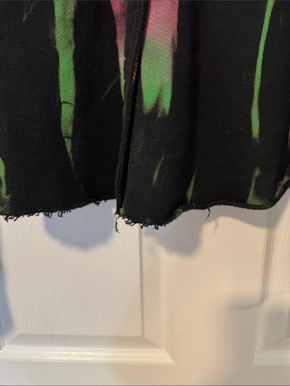 Cotton Citizen Brooklyn Tie-Dye Black Sweatshirt Button Down Women’s Size S - Picture 7 of 9